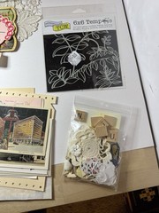 Junk Journal Kit (32+ Pieces of Large Background Sheets, Laces, Postcards, More)