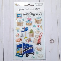 Sandylion Epoxy Collection Moving Day Stickers in Original Packaging