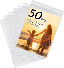 High-Quality Acid-Free Crystal Clear Bags for Preserving 9×12 Art & Prints