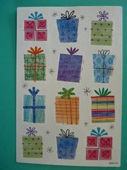Celebratory Stickers (9) Complete Sheets Party Hats Cakes Gifts AGC