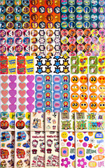 10 WHOLESALE bulk sticker pack, HUGE variety of themes characters animals & more