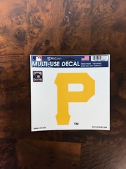 MLB Multi-Use Decal Reusable/Removable – WinCraft -NEW – PITTSBURGH PIRATES