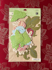 K & COMPANY FLORAL DIE CUTS – LEAVES SWIRLS SCROLLS CORNER PIECES RETIRED