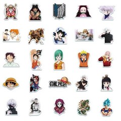 One Piece Stickers Vinyl Decal Anime Skateboard Laptop Luggage Pack Lot 50 pcs