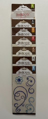 Bo Bunny Double Dot Jewels Flourish Rhinestone-Multi-Colors Available-You Choose