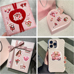 200 Pcs Valentines Day Heart Stickers for Journals Cards Gift Wrapping Scrapbook