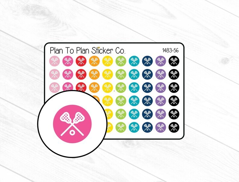 1483-56~~Lacrosse Icon Planner Stickers.