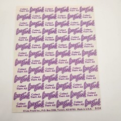 Vintage Lisa Frank Sticker Sheet Ballerina Bears Sailboats S124 1990s 4.5×6″