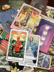 Lot Of 45 Tarot Cards Lot Junk Journal Collage Ephemera Single Swap Arcana