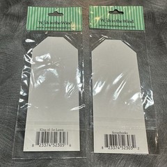 Scrapbook Tags 2pc – 2003- Religious Themed – NOS