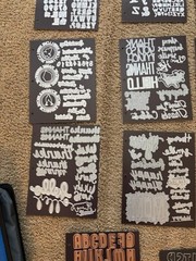 metal die cuts for card making lot