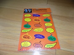Halloween Paper Magic Group Vintage 1997 Stickers Sealed Sayings Photo Fun