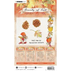 STUDIO LIGHT – CLEAR ACRYLIC STAMPS – BEAUTY OF FALL – COLORS