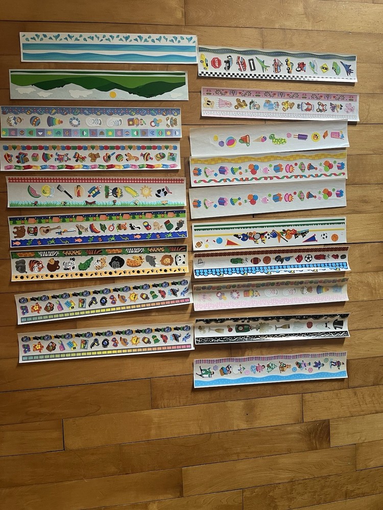 **RARE** SCRAPBOOK BORDER LOT Sandylion Stickers – 1990s, Vtg