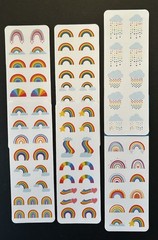 Peter Pauper Press ASSORTED RAINBOW Sticker Pack 90 Stickers