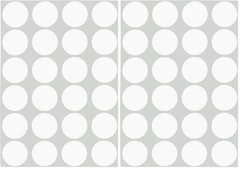 3/4″ Circle Sticker Labels – Removable Colored Dots, Easy to Write On, 1008 Tota