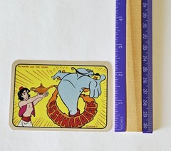 Vtg Disney’s Aladdin Stickers HTF Vending Shiny Complete Set LOT Jasmine Jafir