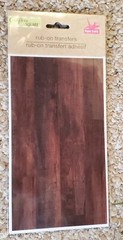 Rub On Transfers Wood Grain Dark Brown Wood 8″x5″ Crafters Square Buy More Save