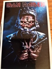 IRON MAIDEN Eddie Future Warrior STICKER – Mint Condition – HEAVY METAL BAND