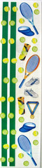 Tennis Racquet Racket Balls Visor Shoes Medal Creative Memories Border Stickers