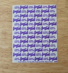 Vintage LISA FRANK Sticker Sheet S168 Unicorns In Love