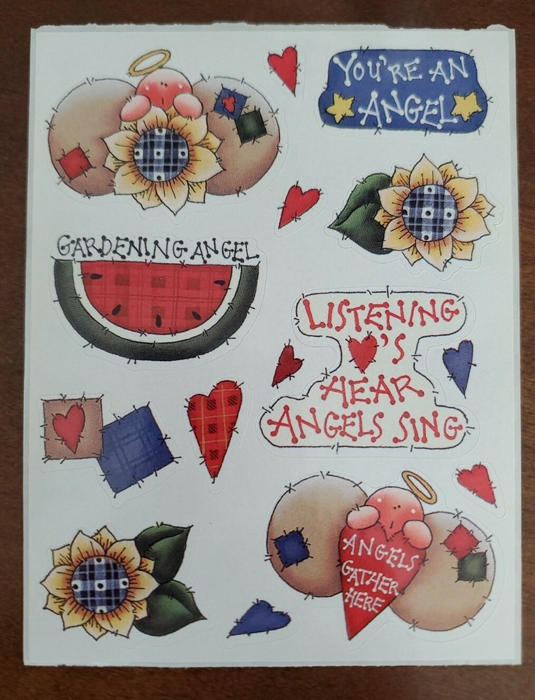 Provo Craft ANGELS GATHER HERE scrapbooking stickers by Fayette Skinner