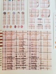Happie Scrappie Planner Kit Notebook Journal Pin Stickers Vellum Paper Winter