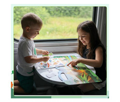 6Pcs Reusable Sticker Books, Sticker Books for Toddlers 2-4 Years, Vehicles Inse