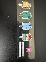 Pipsticks Hello Kitty Ice Cream Pop Shape Stickers 2024