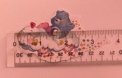 Care Bears Good Night Bear Matte Sticker 3 3/4″ x 2″~ Junk Journal Supplies