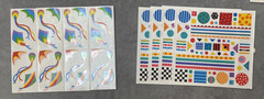 Vtg 90s Sticker Lot Mrs Grossmans Sandy Lion Barney