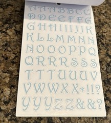 Hobby Lobby CHRISTMAS 2021 Sticker Book Holiday Winter Alphabet 872 Pieces