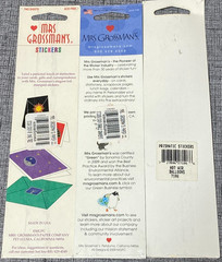 Vintage Mrs. Grossman’s & Stickopotamus Stickers Hambly Prismatic Sparkle 9 Pack