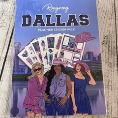 Rongrong DALLAS TX Planner Sticker Pack Texas Sealed New