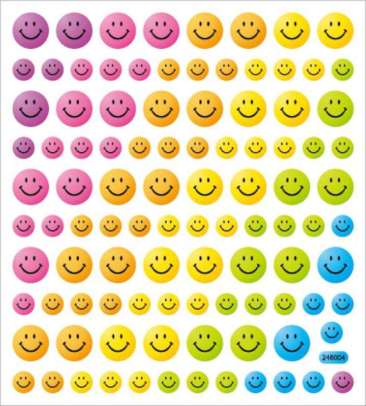 Sticker King Stickers Happy Faces