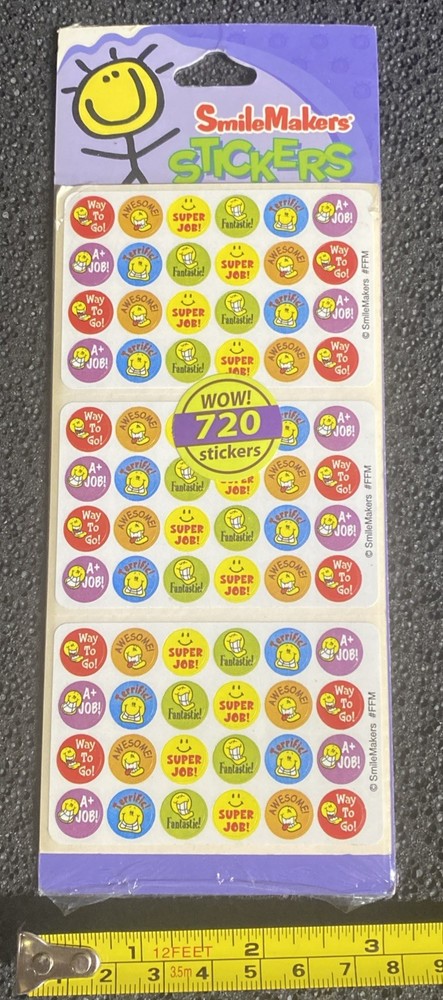SmileMakers Motivational Funny Faces (720 stickers)