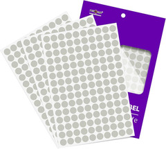 2400PCS Colored Dot Stickers 1/2″ round Color Code Multicolor Small Stickers Pol