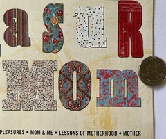 MOTHER MONOGRAM Card Stock Die-Cuts(56pc)daisyd’s•Letter •Word•Card Making•Scrap