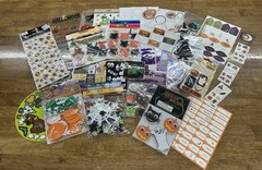 Huge Lot Of Halloween Stickers Scrapbooking Crafts Wood,Foam, Tread Ones Too!