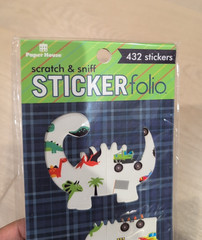 Paper House Scratch & Sniff Sticker Folio Rough &Tumble 432 Stickers Green Apple
