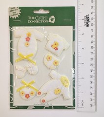 The Card Connection Neutral Baby Clothes Boy Or Girl Scrapbooking Stickers