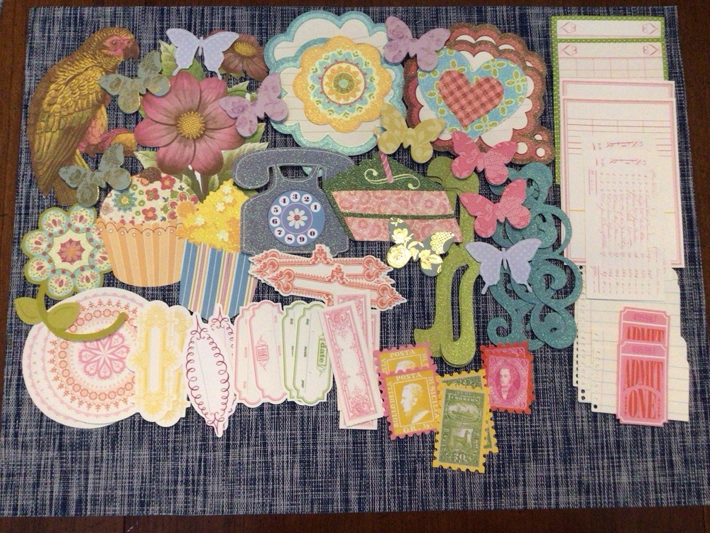 Anna Griffin Embellishment Variety Set Of 70 NEW