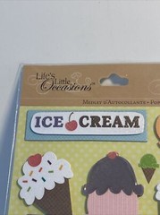 3-D foam dimensional sticker medley ice scream cones and crafts Hobby Lobby