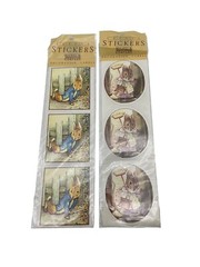 Vintage Michel Company Sticker Sheet Beatrix Potter Peter Rabbit Two Bad Mice
