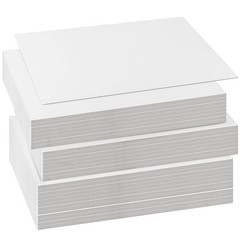 11.6×15.5 Inch 30 pt White Chipboard Medium Weight Sheets Craft 50 Sheets
