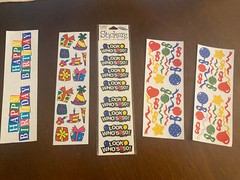 FRANCES MEYER “Look Who’s 50 “ & 4 Sheets Coordinating Birthday Stickers