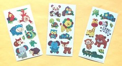 Animals Scrapbook Stickers ( Lot of 3)