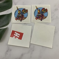 He-Man Vintage 80s Stickers Lot of 4 Masters of the Universe Cartoon Jan 86 BJ