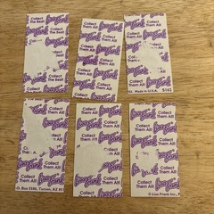 Vintage Lisa Frank S162 Stickers Rainbow Heart Pandas