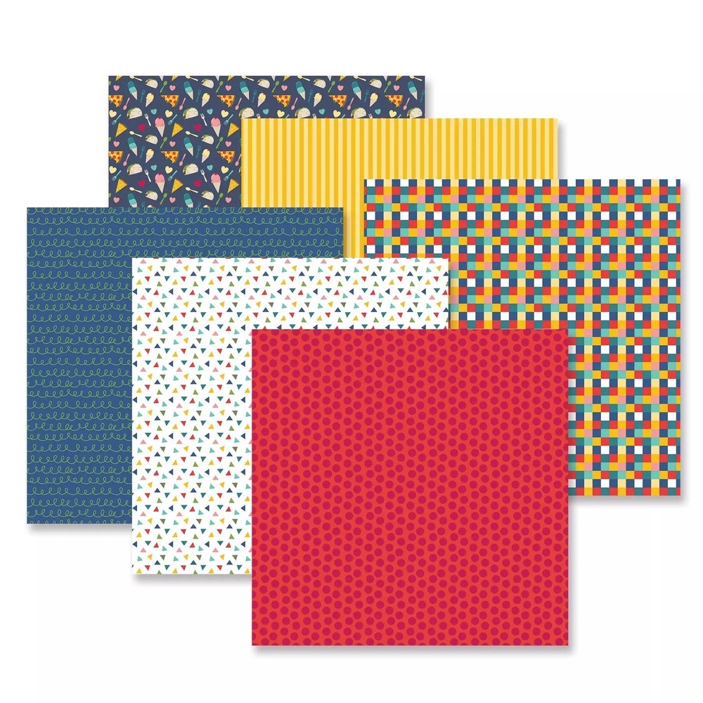 Creative Memories Food Truck Paper Pack (6/pk)
